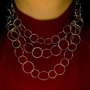 Triple Hoop Necklace - NWT!